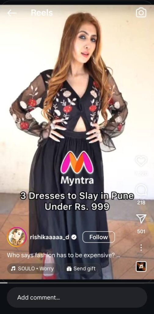 Rishika poses in three stylish dresses under ₹999, set against Pune’s urban backdrop, highlighting affordable city fashion.