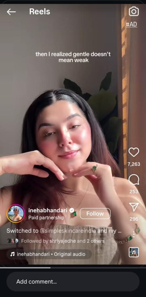 Neha Bhandari shares her calm skincare routine