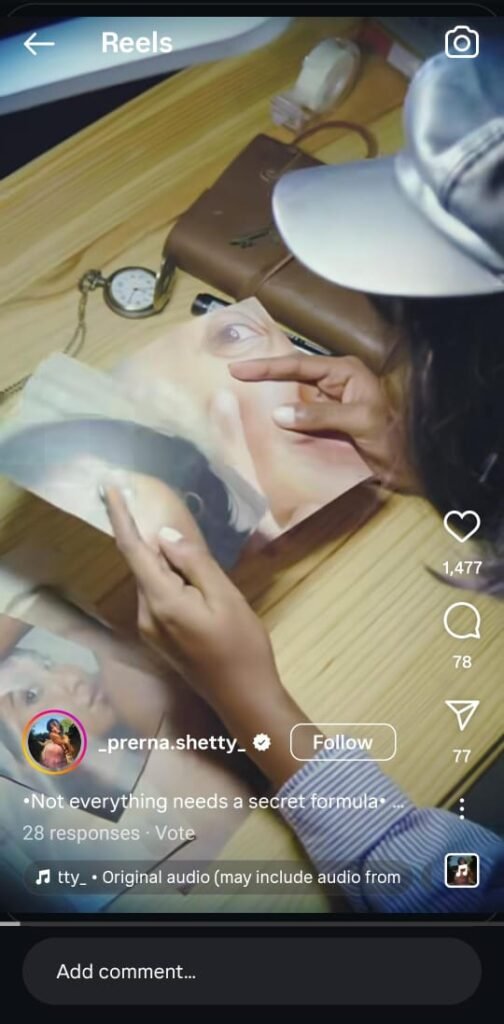 Prerna Shetty’s cinematic skincare storytelling reel