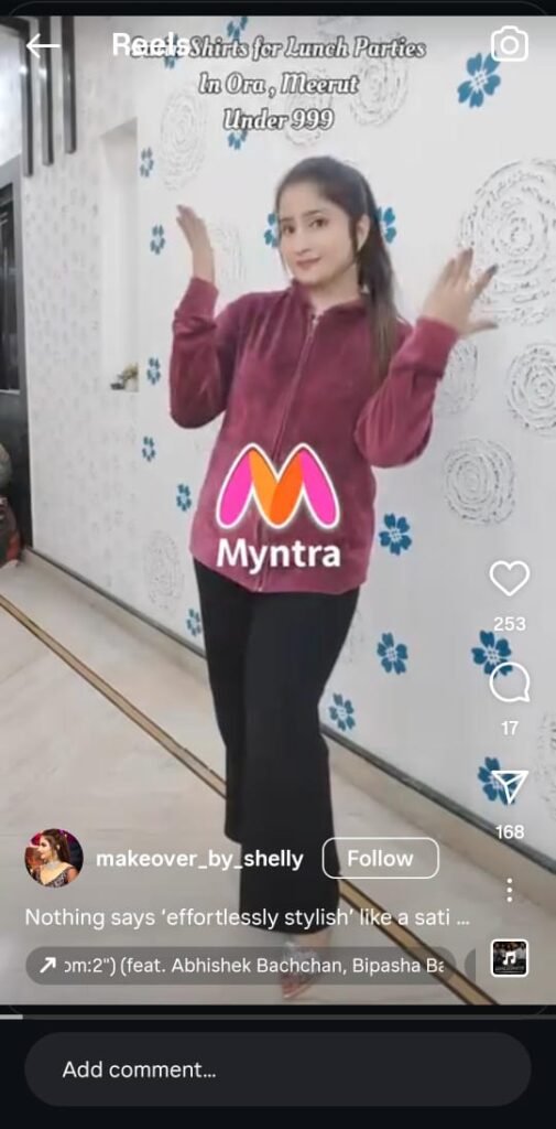 Shelly flaunts satin shirts styled for a lunch outing in Meerut, spotlighting chic yet budget-friendly fashion.