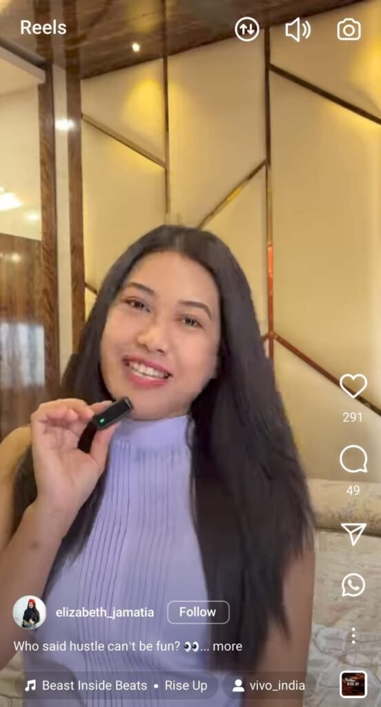 Elizabeth’s aesthetic and moody reel as part of the vivo Hustle Challenge campaign