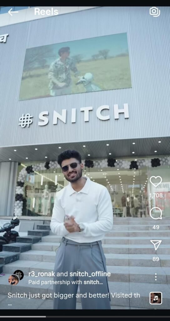 Ronak visits Snitch’s Mira Road store with his mom