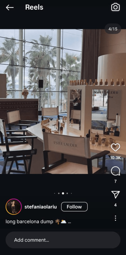 Sunlit carousel from Barcelona radiating warmth and quiet luxury, reflecting the timeless essence of Double Wear.